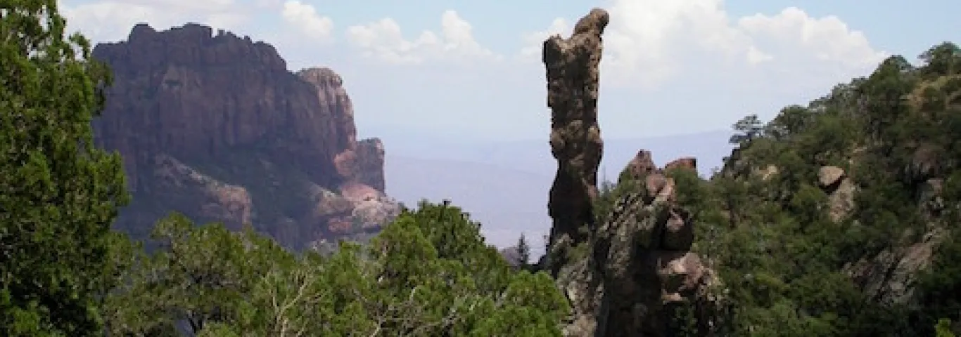 Boot Canyon view in Texas