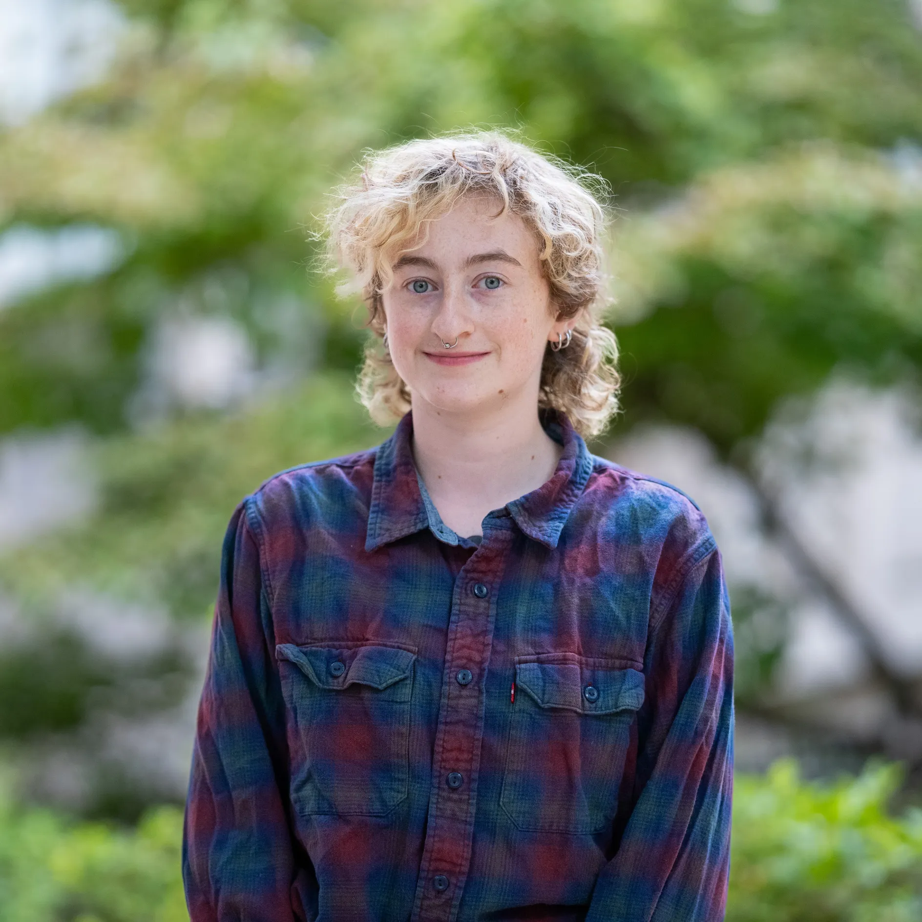 "Graduate Student Annie Maloney"