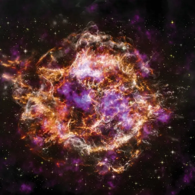 "Cassiopeia captured by NASA"
