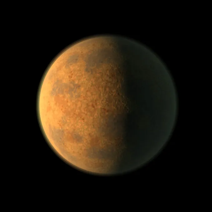 'Eggshell planets’ are rocky worlds that have an ultra-thin outer brittle layer and little to no topography. Here, an artist’s rendition of such an exoplanet. (Image: NASA)